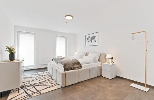 Ludwigsburg Apartment | TOP Apartments - Stilvolle Wohnung mit Loggia im Stadtzentrum - Kingsize Bett - Smart TV - Netflix - 60qm - 24h Check-In