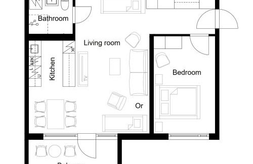 Itainen District Apartment | Elevated Retreat with Balcony & Eco-Friendly Amenities
