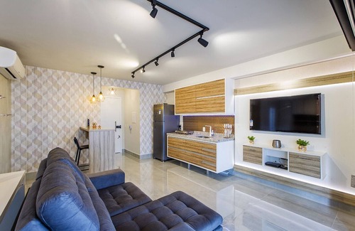 Bela Vista Apartment | Prime Location Studio 203 with Pool and Family Amenities