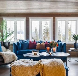 Oystre Slidre Villa | Modern Cabin Retreat in Beito - Guest Rated 9.7/10