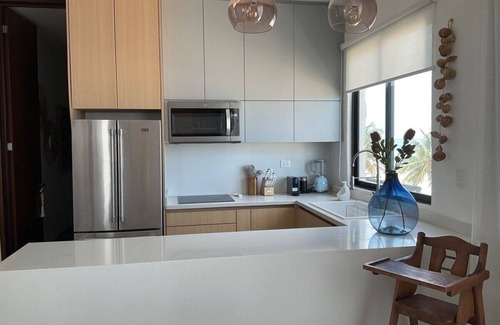 Chelem Apartment | Relax at Torre Chelem: Family-Friendly with Pool & Spa
