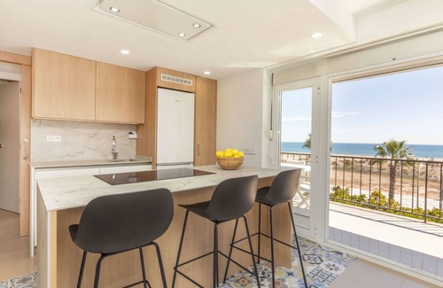 Torredembarra Apartment | Oceanfront Retreat at Torremar Alex by Interhome