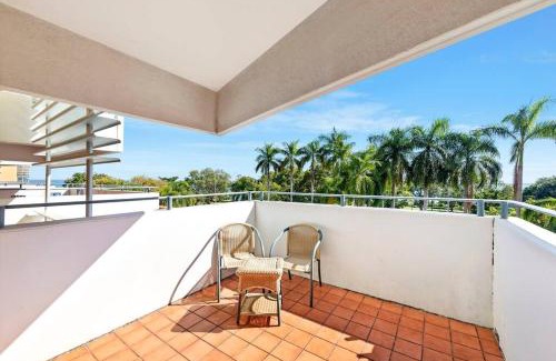 Darwin City Centre Apartment | Relax at Towering Palms: Seaside Balcony & Resort Pool