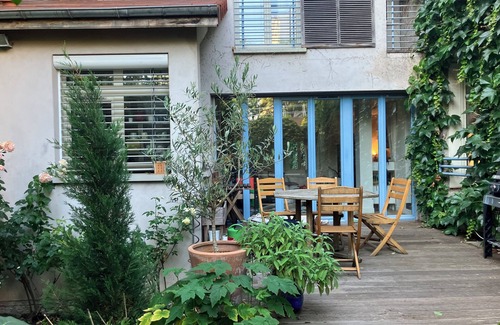 Montrouge House | Cozy Town House with Private Garden Steps from Paris