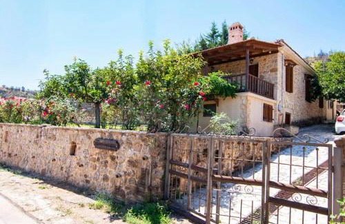 Corinthia Region House | Idyllic Stone Home with Scenic Views & Pet-Friendly Amenities