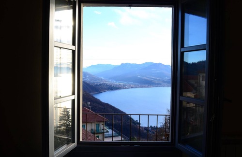 Campagnano di Roma House | Picturesque Stone House Overlooking the Lake with Pool