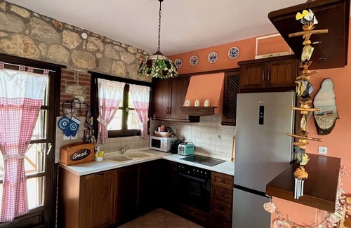 Vourvourou Villa | Experience Rokosini Traditional Stone Villa with Pool & Ocean View