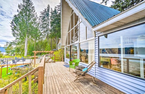 Lilliwaup House | Experience Trail's End Cabin: Oceanfront Retreat Awaits