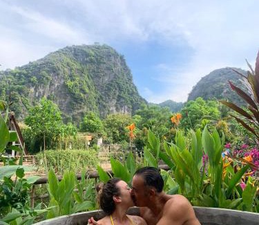 Hoa Lu Hotel | Inviting Trang An Lamia Bungalow with Pool & Hot Tub