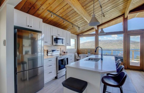 Central Okanagan House | Tranquil lake view retreat in the Okanagan. Hot tub and Pet-Friendly!