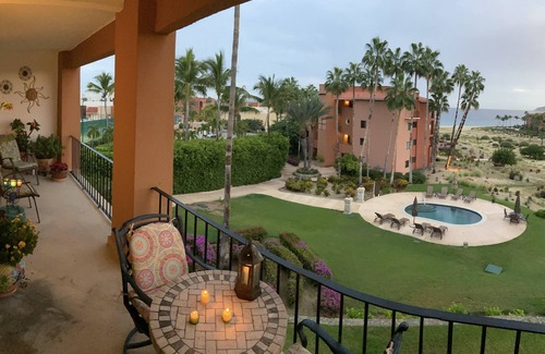 San Jose del Cabo Condo | Elegant Comfort with New Pickleball Courts and Ocean Views