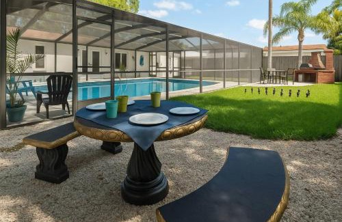 Hyde Park House | Peaceful 3BR Retreat Near RJ Stadium with Heated Pool