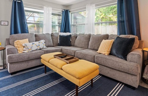 Hyde Park House | Peaceful 3BR Retreat Near RJ Stadium with Heated Pool