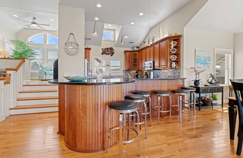 Nags Head House | Serene Getaway at Tranquil Turtle: Private Pool & Ocean View