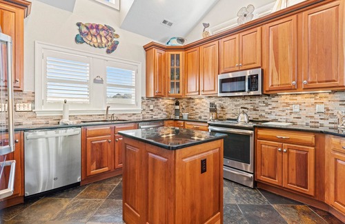 Nags Head House | Serene Getaway at Tranquil Turtle: Private Pool & Ocean View