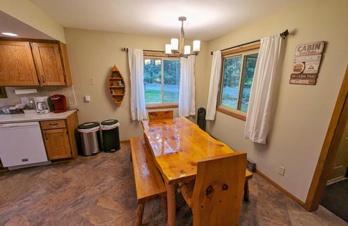 Wausau House | Serene Waterside Retreat with Hot Tub & Pet-Friendly Options