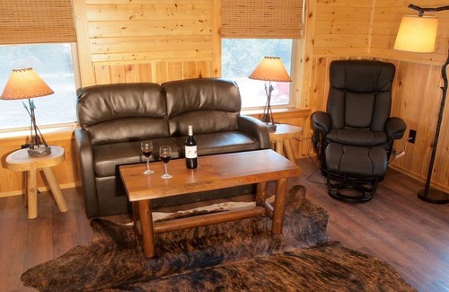 Cat Spring Cabin | Tranquility Cabin with Hot Tub & Ocean View Retreat