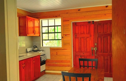 Pointe Michel Cabin | Cozy Tranquility Suite with Ocean View and Pool Access