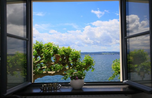 Meersburg Apartment | Scenic Lake and Mountain Views with Family-Friendly Amenities