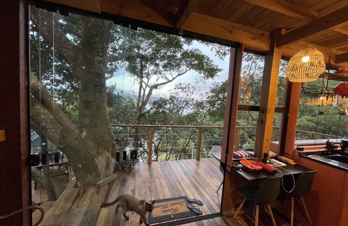 Florianopolis Cabin | Scenic Tree House by the Lagoon with Ocean and Lake Views