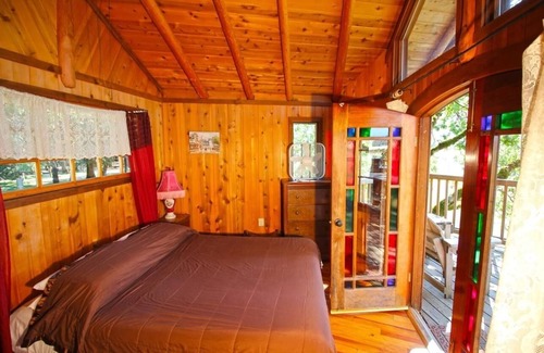 Cave Junction Resort | Unforgettable Tree Room Schoolhouse Suite with Pool Access