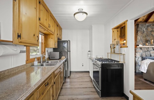 Brockway House | Cozy Treehouse Tahoe Cabin with Private Hot Tub & Spa