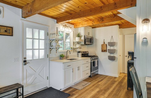 Cold Springs Cabin | Treelined Retreat: Cozy Cold Springs Cabin