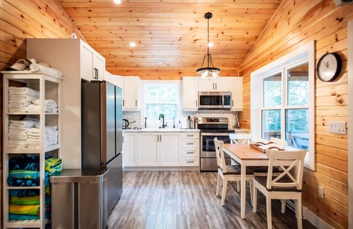 Smiths Corner House | Nature-Inspired Treeside Retreat with Hot Tub & Lake Views
