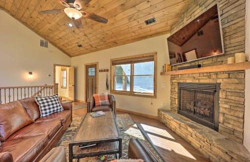 Boone House | Idyllic Treetop Cabin with Hot Tub Near Appalachian Ski
