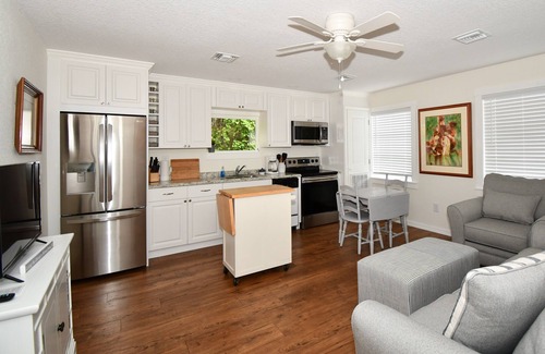 Mount Dora House | Idyllic Treetop Cottage Steps from Downtown with Ocean View