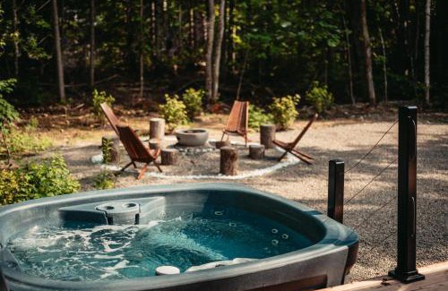 Amherst Ski Chalet | Experience Starry Tremblant: Spa & Lake View Getaway