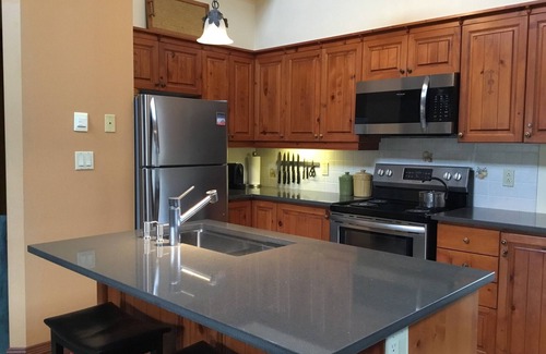Mont-Tremblant Condo | Sunny 4-Bedroom Tremblant Retreat with Pool and Fire Pit