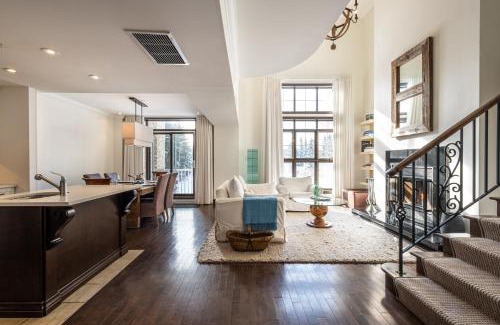 Mont-Tremblant Pedestrian Village Apartment | Relax at Bondurant 95-4 by Tremblant Prestige with Hot Tub