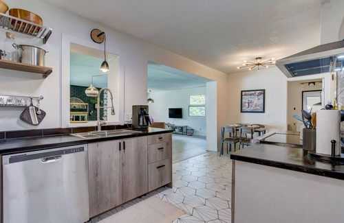 Wichita House | Stylish 3BR Retreat with Fenced Yard in Safe Area