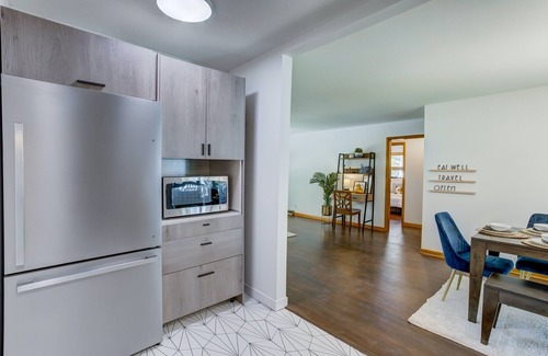 Wichita House | Stylish 3BR Retreat with Fenced Yard in Safe Area