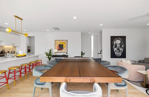 MLK House | Trendy East Austin Condo with Rooftop Deck and City Views