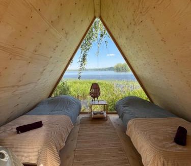 Hameenlinna Other | Experience Triangeli Glamping with Oceanfront Views