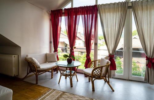 Zasip Apartment | Scenic Triglav Sunset Apartment with Oceanfront Views