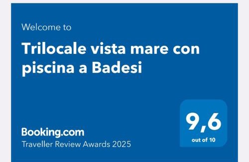Badesi Apartment | Ocean View Retreat with Pool in Badesi - 4-Star Rated