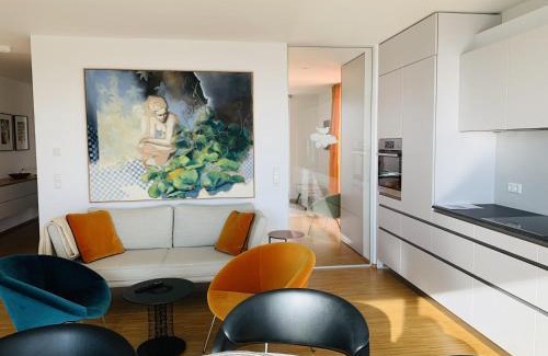 Stetten Apartment | Kid-Friendly Retreat at Trilogie am See Wohnung Ranke