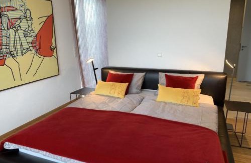 Stetten Apartment | Family-Friendly Retreat at Trilogie am See Wohnung Schmetterling