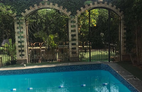 6th of October City Villa | Elegant Trio Villa: 5 Bedrooms & Private Pool Retreat