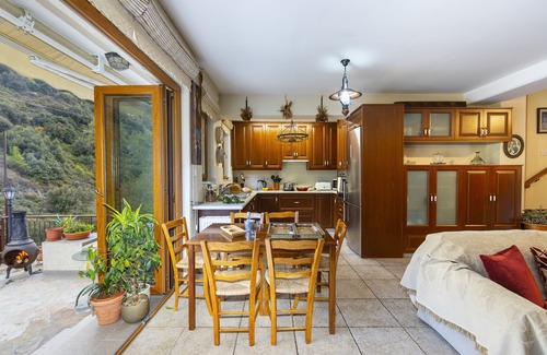 Kato Amiantos Villa | Idyllic Troodos Riverside Cottage with Breakfast and Kitchen
