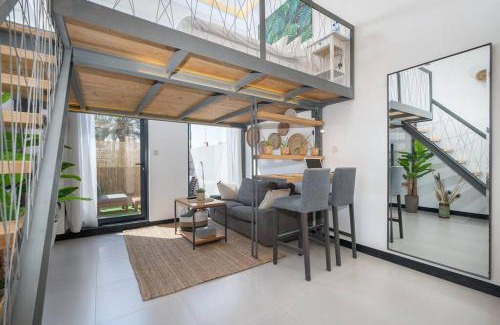 Jumeirah Village Apartment | Pet-Friendly Tropical Loft with Work Station in JVC