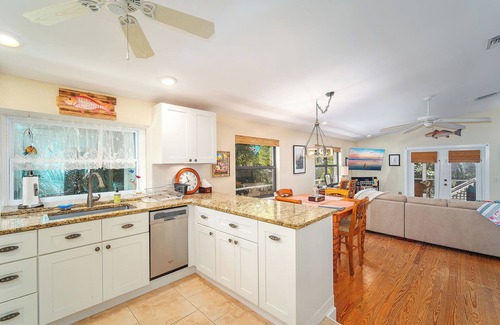 Big Pine Key House | Paradise Retreat: Home with Pool, Dock & Tiki Hut