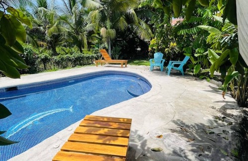 Manzanillo House | Tropical Vibe Home | Pool | Walk to Beach & Dining