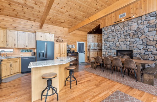 Northville Ski Chalet | Top-Rated Lakefront Getaway with Hot Tub & Private Dock