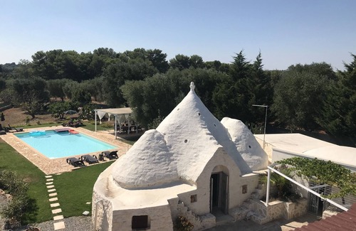 Ceglie Messapica House | Cozy Trullo & Villa with Pool, Barbecue, and Ocean Views