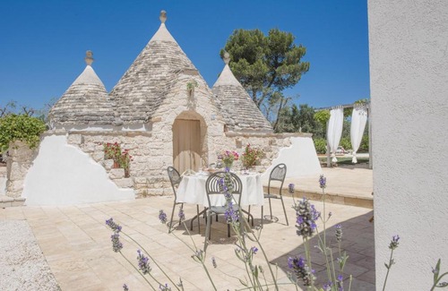 San Michele Salentino Villa | Experience Trullo California: 4-Star Retreat with Pool & Pets