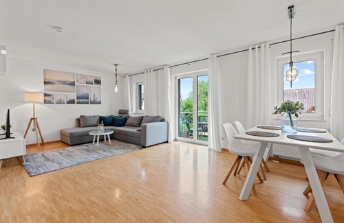 Waggershausen Apartment | Kid-Friendly TTP Apartment 6 in Friedrichshafen Awaits